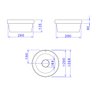 Cuba De Sobrepor Deca Slim 30X30 L.22030.26 Redonda Barbante - 5