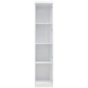 Ver imagem 3 de Guarda Roupa Infantil Eloisa 1 Porta com Modulo Aéreo Branco Brilho - Phoenix Baby