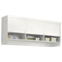 Ver imagem 4 de Guarda Roupa Infantil Eloisa 1 Porta com Modulo Aéreo Branco Brilho - Phoenix Baby