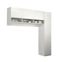 Ver imagem 1 de Guarda Roupa Infantil Eloisa 1 Porta com Modulo Aéreo Branco Brilho - Phoenix Baby
