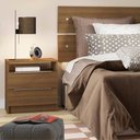 Ver imagem 2 de Mesa de Cabeceira Madesa 2 Gavetas - Rustic