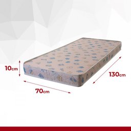 Colchão Berço Hellen de Espuma D18 Pro Confort Baby 70x130x10cm - 3 Colchão Berço Hellen de Espuma D18 Pro Confort Baby 70x130x10cm - 3