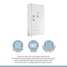 Guarda Roupa de Bebê 100% MDF 3 Portas 2 Gavetas Life - 8