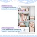 Ver mais imagens de Guarda Roupa de Bebê 100% MDF 3 Portas 2 Gavetas Life Branco