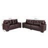 Sofá Julia Conjunto 2 e 3 Lugares Courissimo Marrom 850 Clássico Império Estofados - 3