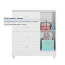 Ver imagem 4 de Cômoda de Bebê 100% MDF 1 Porta 4 Gavetas Life