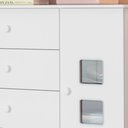 Ver imagem 6 de Cômoda de Bebê 100% MDF 1 Porta 4 Gavetas Life