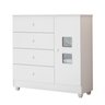 Cômoda de Bebê 100% MDF 1 Porta 4 Gavetas Life - 9