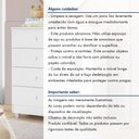 Ver mais imagens de Cômoda de Bebê 100% MDF 1 Porta 4 Gavetas Life Branco