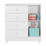 Cômoda de Bebê 100% MDF 1 Porta 4 Gavetas Life - 8