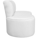 Ver imagem 5 de Sofá Curvo 2 Lugares Sala de Estar Recepção Escritório Amsterdã 130cm Corano - Adj Decor Cor
