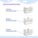 Ver imagem 6 de Berço Mini Cama 100% MDF Life 3 Níveis de Altura