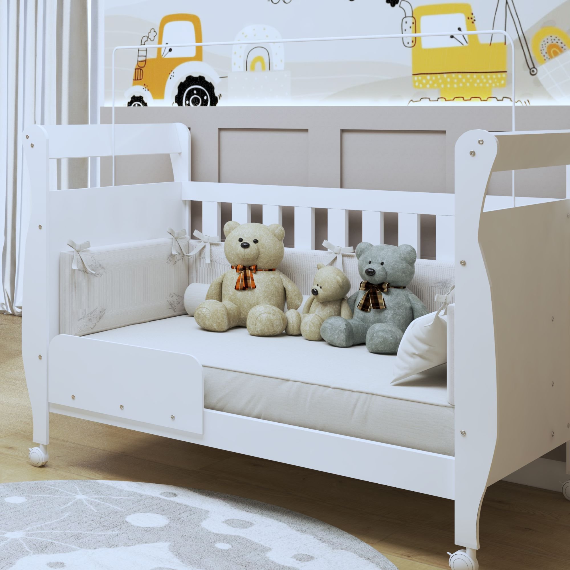 Berço Mini Cama 100% MDF Slim - 8