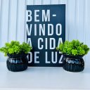 Ver imagem 3 de Kit livro caixa porta objetos e dupla vaso preto cerâmico
