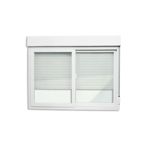 Janela Integrada PVC 2F.100 x 200 V.Liso Brimak