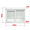 Ver imagem 3 de Janela Integrada PVC 2F.100 x 200 V.Liso Brimak