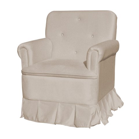 Poltrona Para Quarto Amamentação Com Balanço Suede Estopar Laura Suede Cappuccino