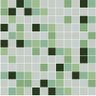 Papel de Parede Pastilha Verde e Cinza Adesivo Cozinha Banheiro - 3