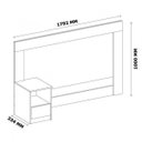 Ver mais imagens de Quarto de Casal Completo com Guarda-Roupa, Cabeceira, 1 Mesa de Apoio e Cômoda Style Yescasa