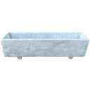 Ver imagem 1 de Vaso Cimentício Jardineira para Plantas 60x20x22 P - Ecohaus