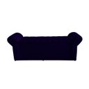 Ver imagem 3 de Kit Dubaí Cabeceira de Cama Box Casal e Recamier Baú Solteiro 90 Cm Suede Azul Marinho do Lar Móveis