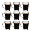 Ver imagem 2 de Kit 9 Xícaras Caneca Café Expresso Estampa Coffee Vidro