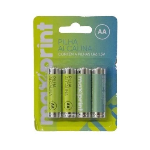 Pilha Alcalina Max Aa Peq C/4 Aa Max 4 Pc