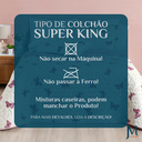 Ver imagem 7 de Colcha Casal Super King Cama Box Nyla Kit Cobre Leito Dupla Face 200 Fios Estampado Avere:rosa