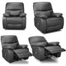 Poltrona do Papai Reclinável Elétrica e Massagem Corino Premium - Xr6097 - Preto - 8