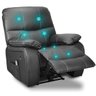 Poltrona do Papai Reclinável Elétrica e Massagem Corino Premium - Xr6097 - Preto - 3