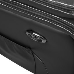 Poltrona do Papai Reclinável Elétrica e Massagem Corino Premium - Xr6097 - Preto - 7