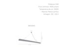 Ver imagem 3 de Luminária Pendente Retangular LED 24w 3000k Metal Preto 117cm Bella Light LED Retangular