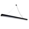 Luminária Pendente Retangular LED 24w 3000k Metal Preto 117cm Bella Light LED Retangular - 1
