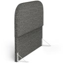 Ver imagem 6 de Cabeceira Cama Box Queen 160cm Orgânica Lanna W01 Linho Mescla Chumbo - Lyam Decor