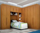 Ver imagem 1 de Modulado Solteiro Orion 100%MDF Cinamomo - Leifer Móveis