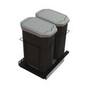 Ver imagem 1 de Lixeira Dupla Deslizante 15L Cozinha C Trilho em Aço Embutir