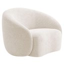 Ver imagem 1 de Kit Sofá 3 Lugares 180cm e Poltrona Orgânica Luxo Recepção Amore Linho Cor Cinza Escuro