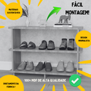 Ver imagem 3 de Sapateira Horizontal Organizadora Nichos Freijó