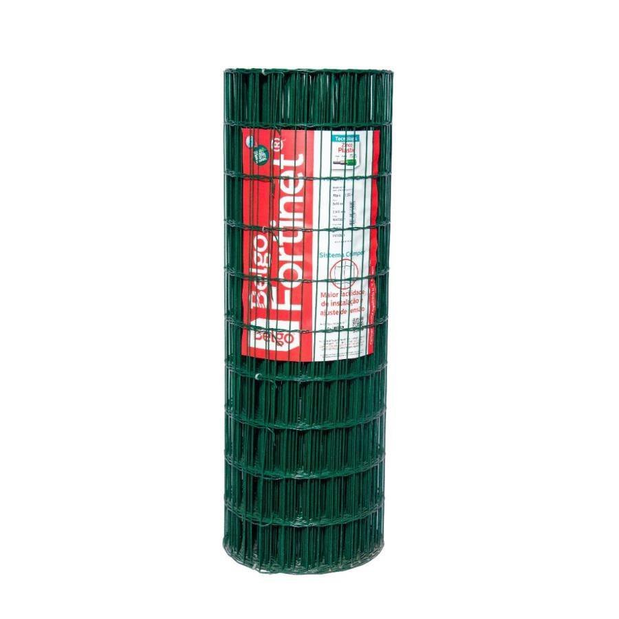 TELA SOLDADA FORTINET VERDE MALHA 5x10cm FIO 2,50mm RL 25X1,2m - 1