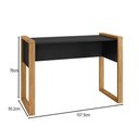 Ver imagem 3 de Mesa para Escritório Office Freijó/preto Fosco - Qmovi