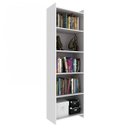 Ver imagem 3 de Estante para Livros 4 Prateleiras 177cmx52cm Espresso Móveis