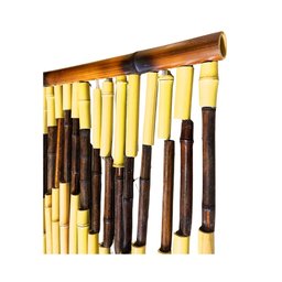 Cortina Artesanal de Bambu 30 Fios: Bp 2m X 90cm Nc Caieiras - 3