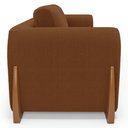 Ver mais imagens de Sofá Living Bloom 180cm 02 Lugares com Pés de Madeira Bouclê Terracota - Abmaza