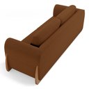 Ver imagem 7 de Sofá Living Bloom 180cm 02 Lugares com Pés de Madeira Bouclê Terracota - Abmaza