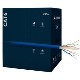 Cabo de Rede Cat6 305m Fortrek Fk510c Cmx Azul - Cx / 305 - 1