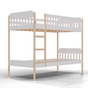 Ver imagem 2 de Beliche Infantil Arredus em Madeira Maciça e MDF Branco
