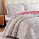 Ver imagem 2 de Kit Cobre Leito Colcha Anarruga 3 Peças Casal 220x240cm Jardim Sonhare