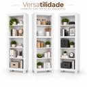 Ver imagem 6 de Estante Multiuso 5 Prateleiras Dubai Espresso Móveis