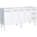 Ver imagem 1 de Gabinete Aço Novo Venus 1,74 Metros Branco Para Pia de 1,80 Metros - P103627 - COZIMAX Gabinete Aço