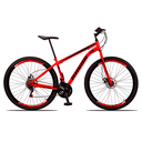 Ver imagem 1 de Bicicleta Aro 29 Bike Aço 21 Marchas Velocidades Freio a Disco:ferrari